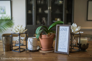 "Love is Patient" Wooden Farmhouse Home Decor Sign