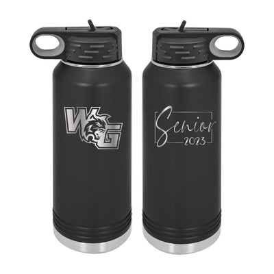 Custom Water Bottle 32oz. Stainless Steel Polar Camel Water Bottle  Personalized Gift 
