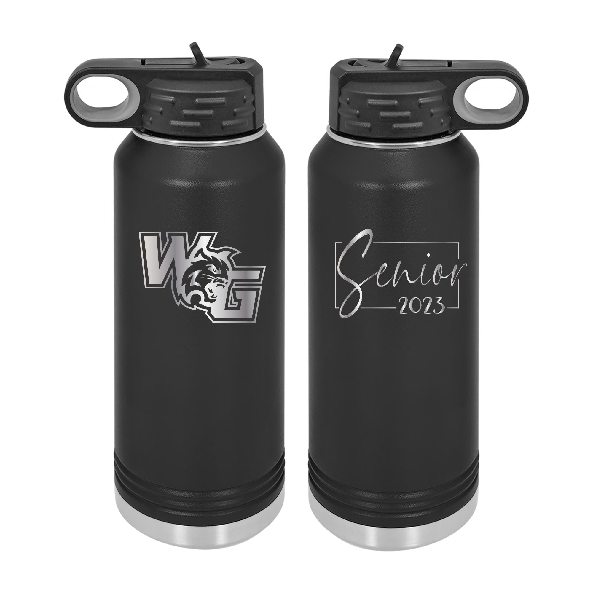 Bulk 40oz Large Insulated Water Bottle with custom artwork or logo