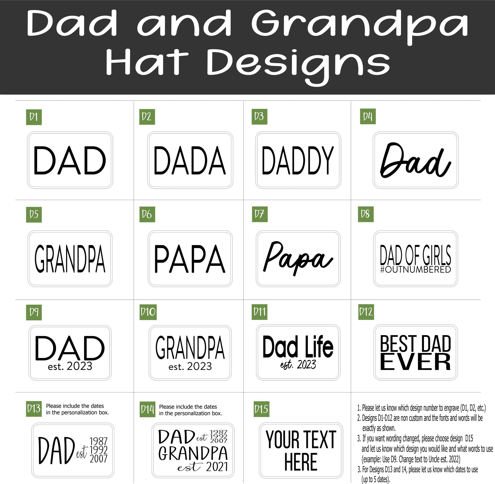 father's day hats
