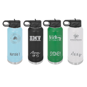 Team Custom 40 oz Polar Water Bottle - Bulk Pricing Available
