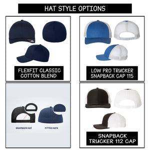Personalized Trucker Hat Richardson with Laser Engraved Leatherette Patches for Business Promotional Items - Made in USA
