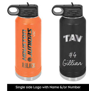 Team Custom 32 oz Polar Water Bottle - Bulk Pricing Available