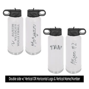 Team Custom 40 oz Polar Water Bottle - Bulk Pricing Available