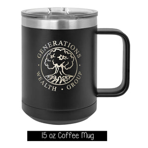 15 oz. Vacuum Insulated Mug Bulk Custom Logo