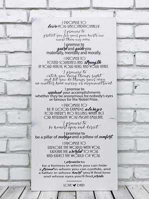 Wedding Song Lyrics Sign on Wood