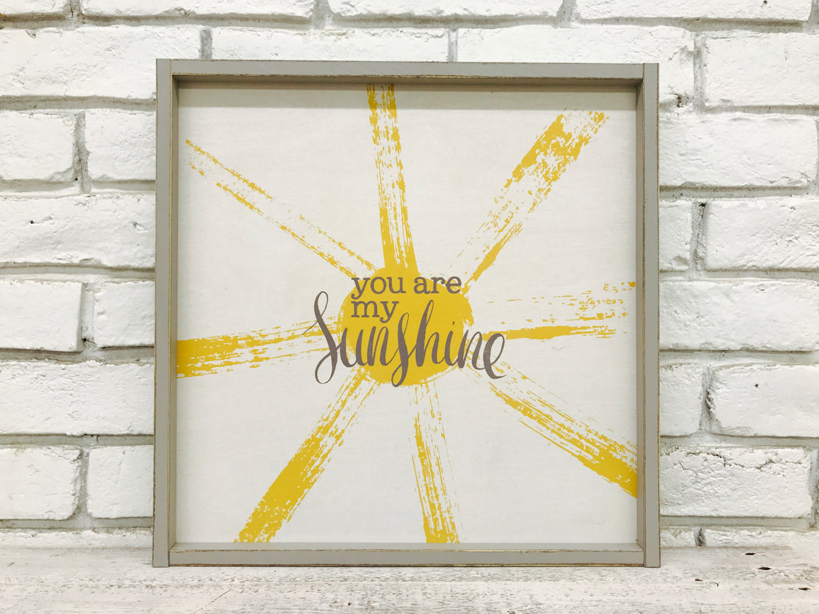 "You Are My Sunshine" Wooden Sign