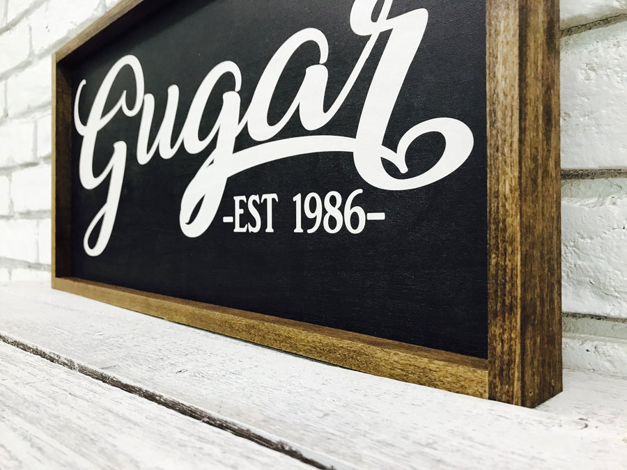 Personalized Wedding Last Name Sign gift for the couple