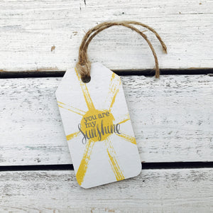 "You Are My Sunshine" Gift Tag
