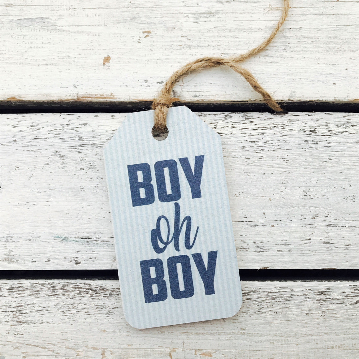 "Boy Oh Boy" Gift Tag