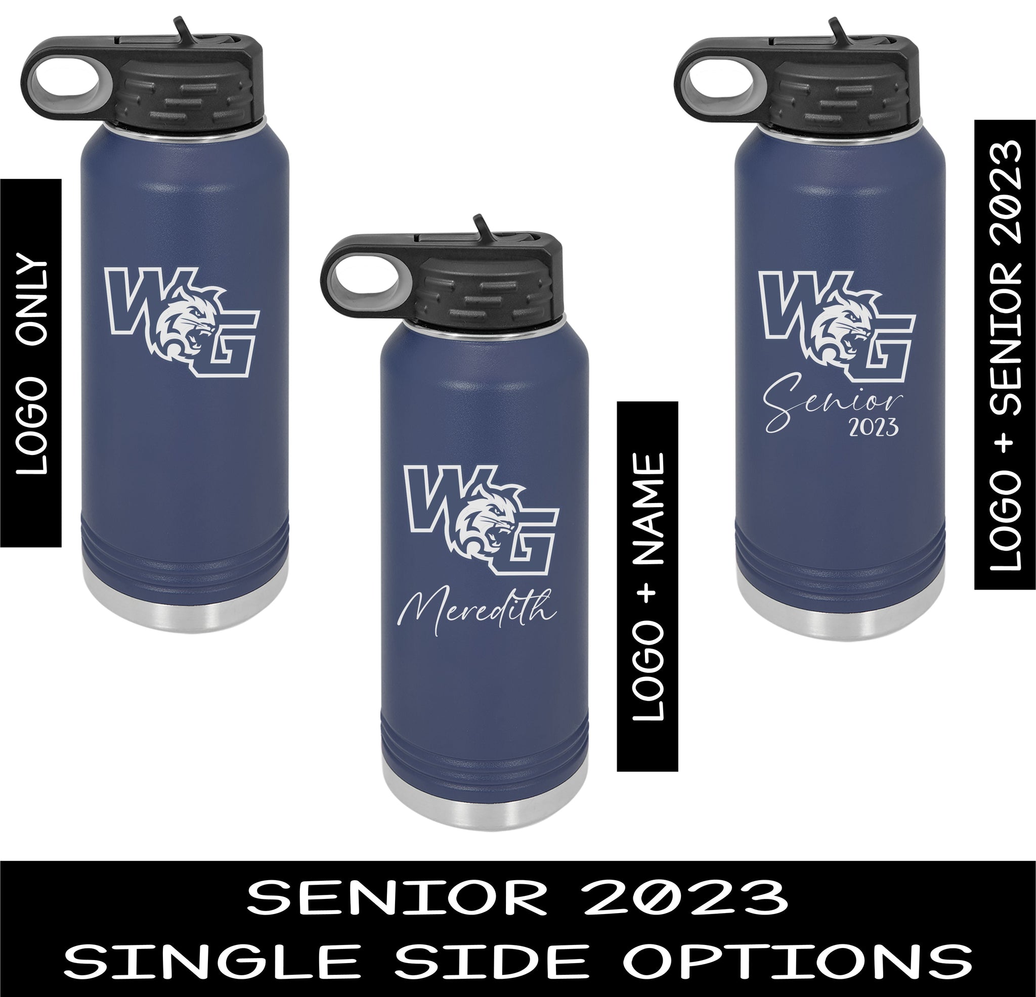 Volleyball Team Custom 40 oz Polar Water Bottle