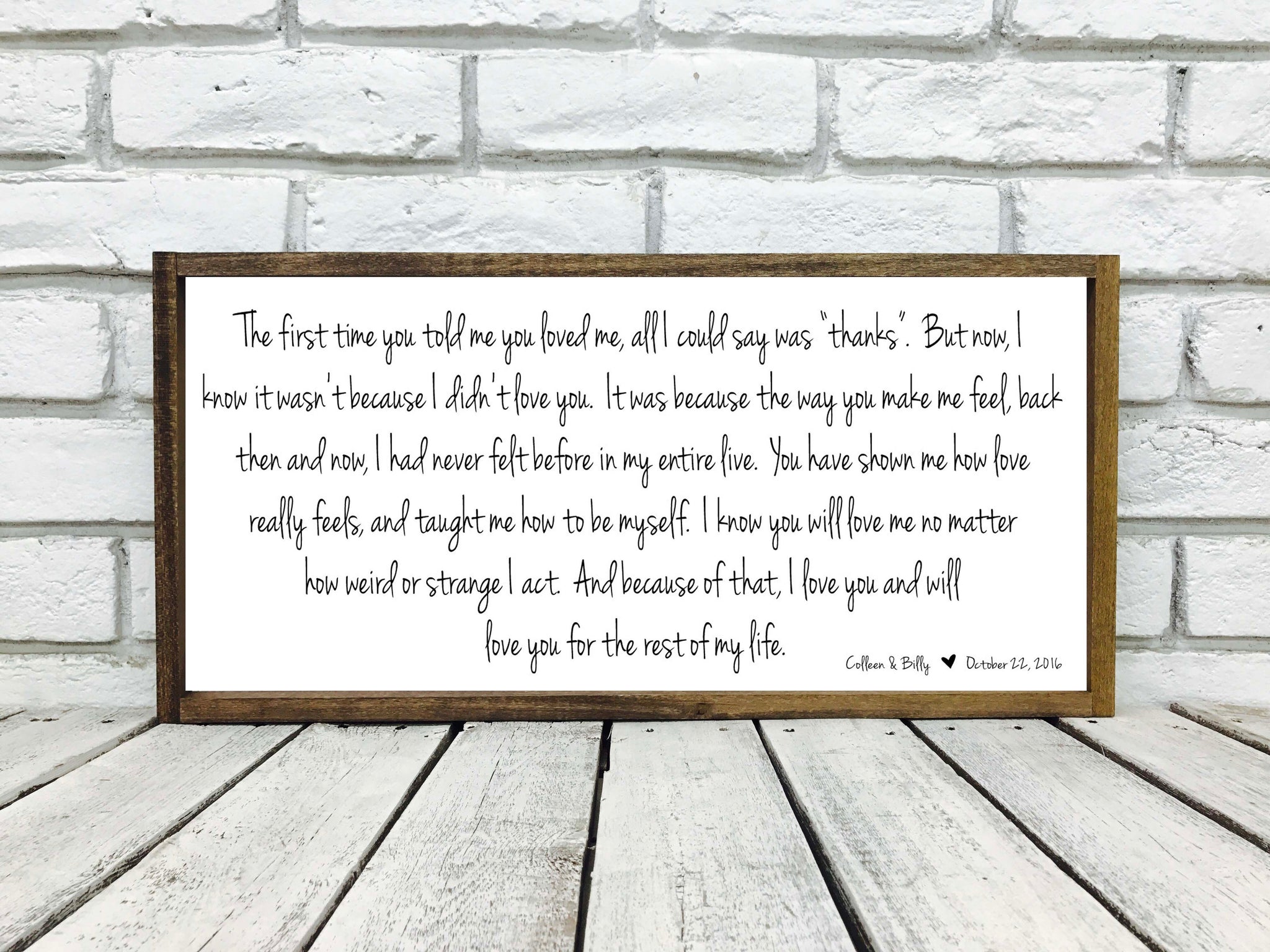 Wedding Song Lyrics Sign | Style V2H