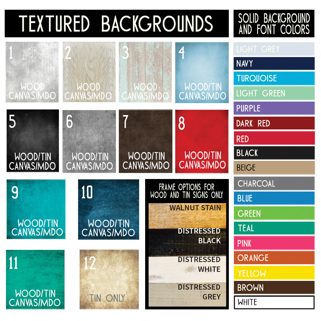 Personalized Wedding Last Name Wooden Sign