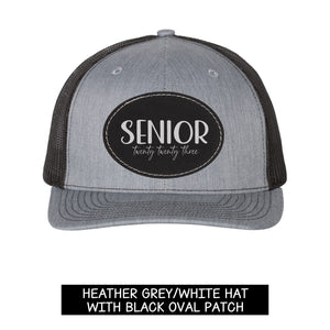 Class of 2023 Graduating Senior Trucker Hat with Custom Leather Patch
